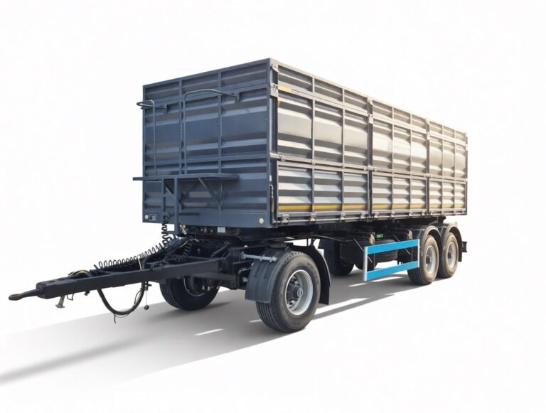 Dadi DDA9330Z — Самосвал 3 оси, 2-ст. разг., серый, 7600 мм