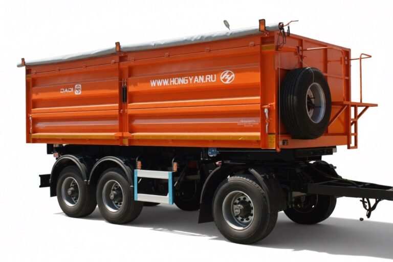 Dadi DDA9330Z — Самосвал 3 оси, 3-ст. разг., оранжевый, 6100 мм