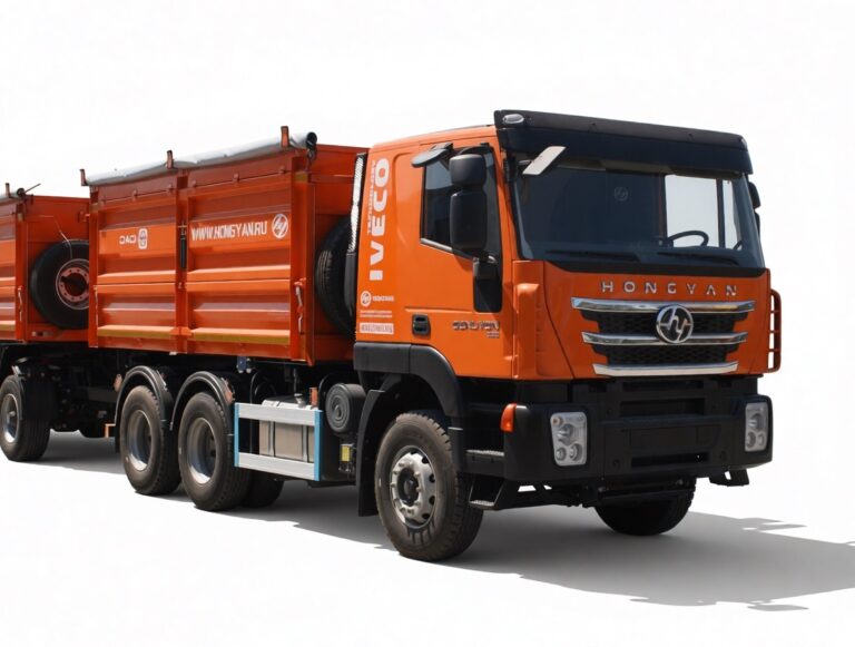 Зерновоз Hongyan CQ3266HV35 6×4, C500, оранжевый, 3-ст. разг.