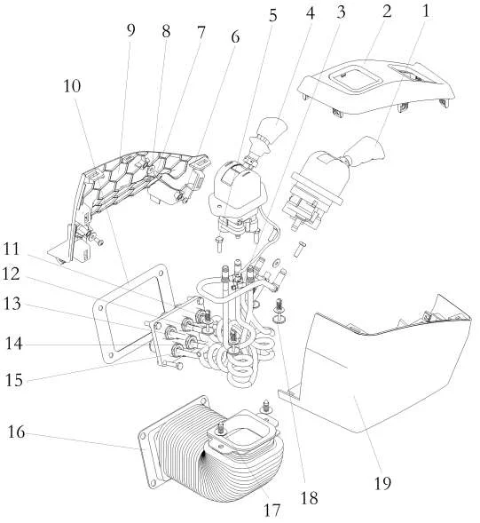 Тормозное оборудование кабины 2 — Shacman X6000 6×4