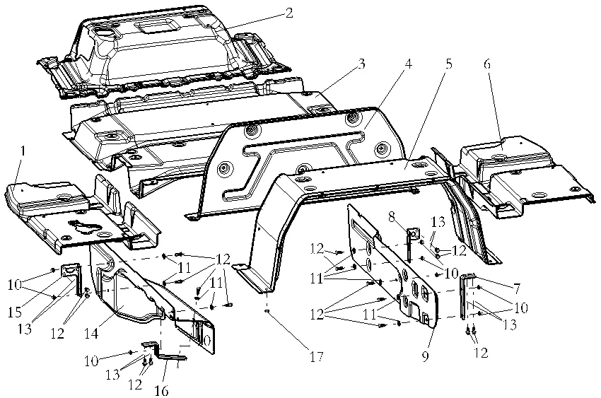 Шумоизоляционная панель — Shacman X6000 6×4
