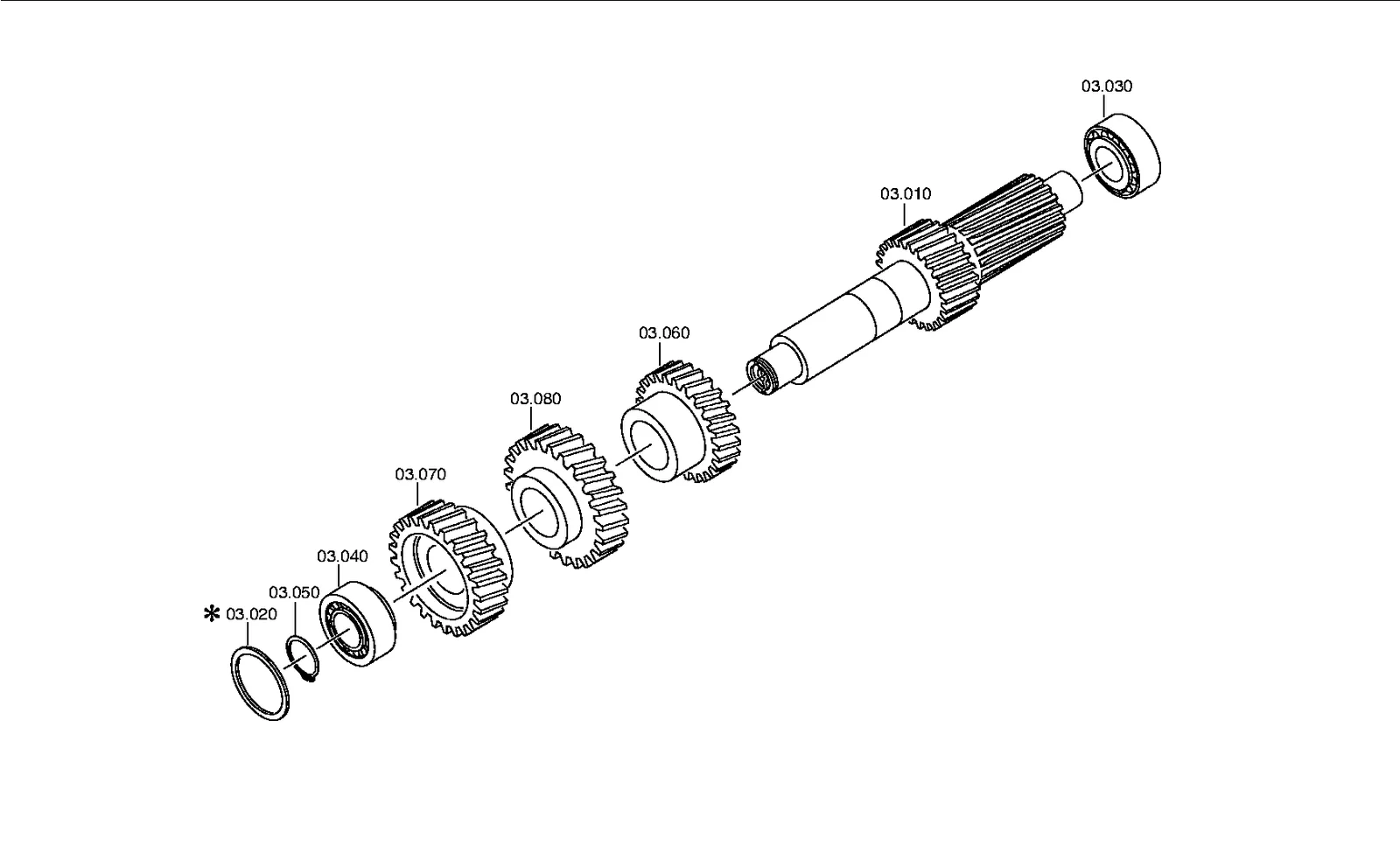 Diagram 264 — Shacman X6000 6×4