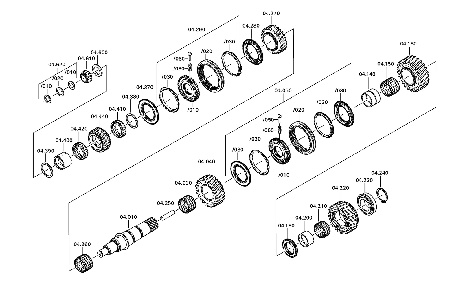 Diagram 265 — Shacman X6000 6×4