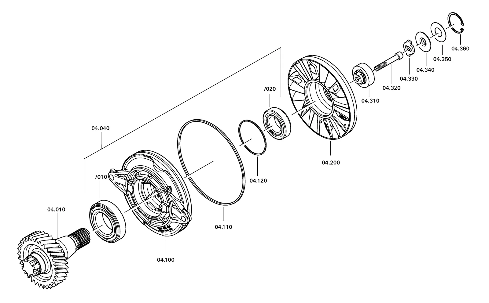 Diagram 304 — Shacman X6000 6×4